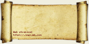 David Bjelonić vizit kartica